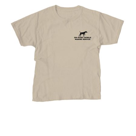 On-Point Mobile Marine/CureGRIN Foundation, a Sand Youth Unisex Tee
