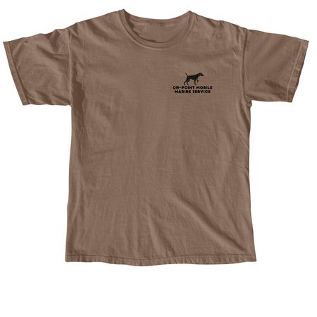 On-Point Mobile Marine/CureGRIN Foundation, a Espresso Comfort Colors Unisex Tee