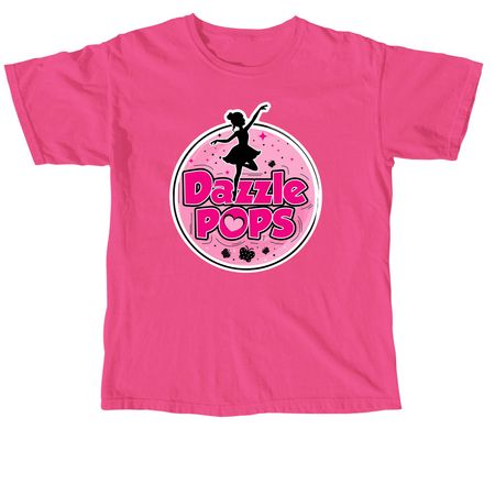Dazzle Pops, a Neon Pink Comfort Colors Unisex Tee