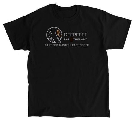 Deep Feet fixed, a Black Classic Unisex Tee