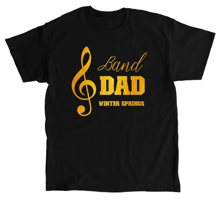 Band Dad T-Shirt&nbsp;, a Black Classic Unisex Tee