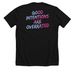 BIE Softball, a Solid Black Blend Premium Unisex Tee (back-view)