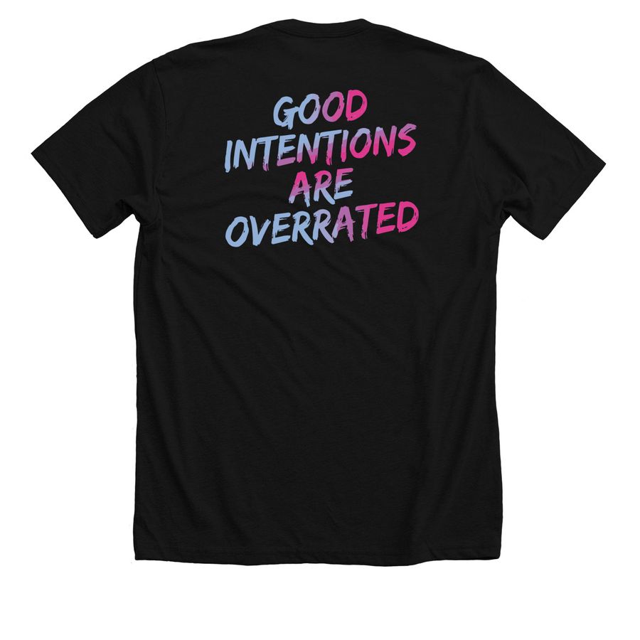 BIE Softball, a Solid Black Blend Premium Unisex Tee (back-view)