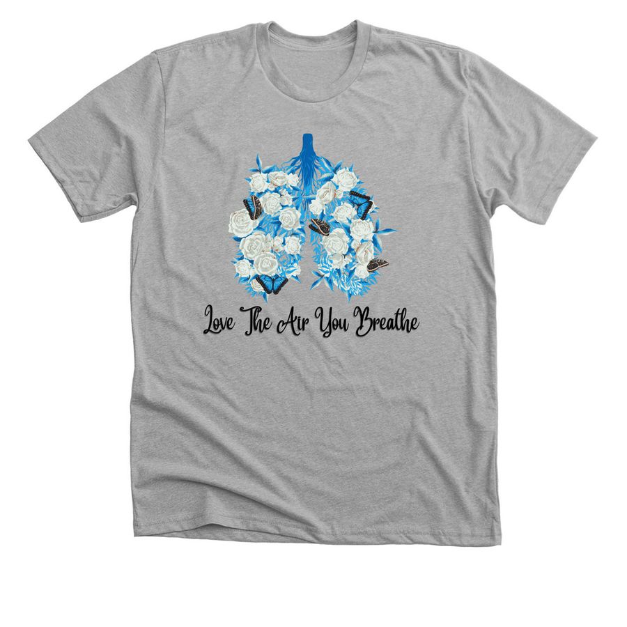 Natalyn Rose's Cystic Fibrosis Journey, a Athletic Heather Premium Unisex Tee