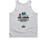 40th Anniversary GWB Tie-Dye & Tanks, a Sport Grey Classic Unisex Tank Top (back-view)