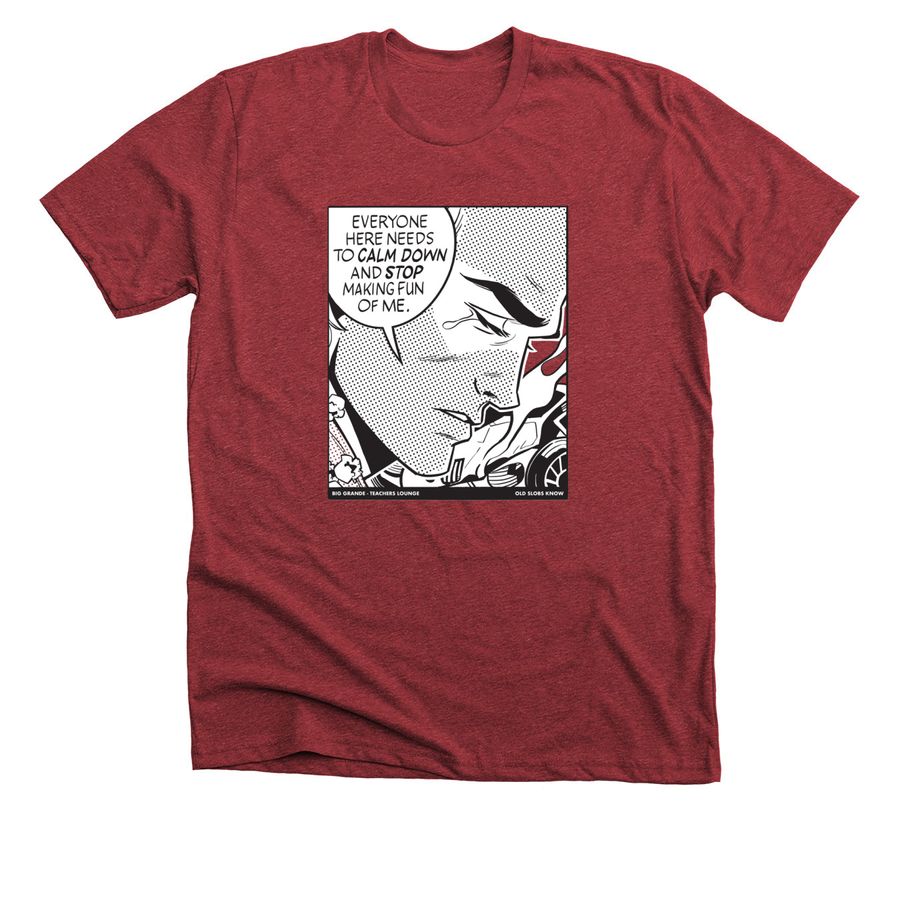 Old Slobs Know - Sam Weatherman, a Heather Canvas Red Premium Unisex Tee