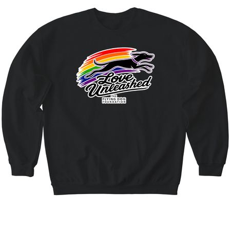 Love Unleashed, a Black Softstyle Crewneck Sweatshirt