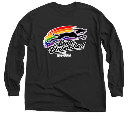 Love Unleashed, a Black Classic Long Sleeve Tee