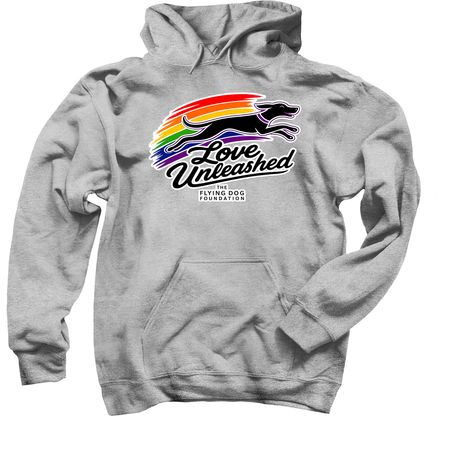 Love Unleashed, a Sport Grey Pullover Hoodie