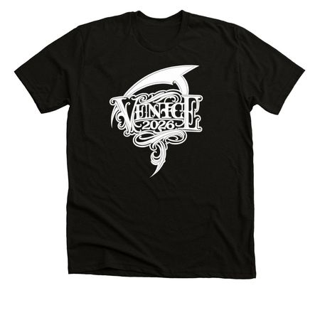 Venice Scythe, a Black Heather Premium Unisex Tee