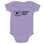 Josh Hawley Onesie&nbsp;, a Lavender Infant Onesie (back-view)