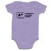 Josh Hawley Onesie&nbsp;, a Lavender Infant Onesie (back-view)
