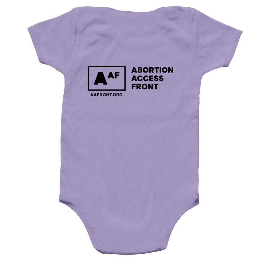 Josh Hawley Onesie&nbsp;, a Lavender Infant Onesie (back-view)