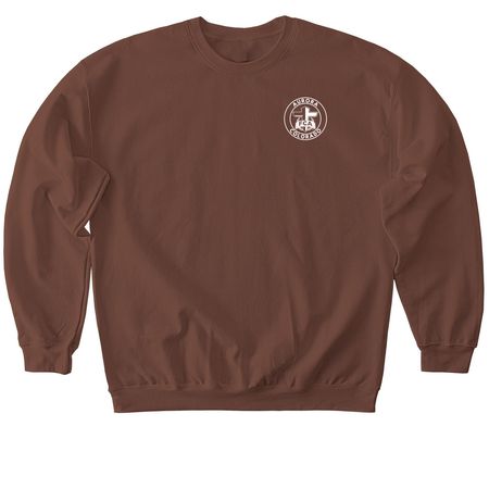 As It Is In Heaven, a Cocoa Softstyle Crewneck Sweatshirt