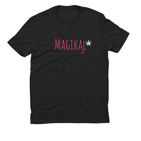 Magikal, a Space Black Allmade Eco Triblend Unisex Tee