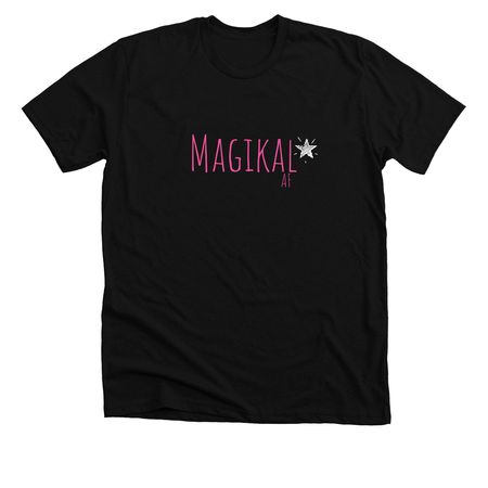 Magikal, a Solid Black Blend Premium Unisex Tee