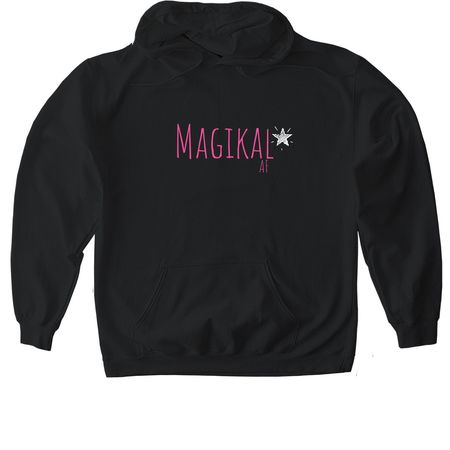 Magikal, a Black Gildan Softstyle Pullover Hoodie