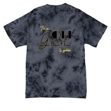 Old Gen, a Black Crystal Tie Dye Tee