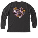 Sonographer Halloween, a Dark Grey Heather Premium Long Sleeve Tee (back-view)