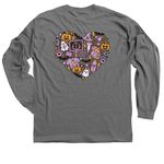 Sonographer Halloween, a Charcoal Classic Long Sleeve Tee (back-view)