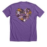 Sonographer Halloween, a Heather Team Purple Premium Unisex Tee (back-view)