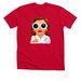 TILLY!, a Solid Red Blend Premium Unisex Tee