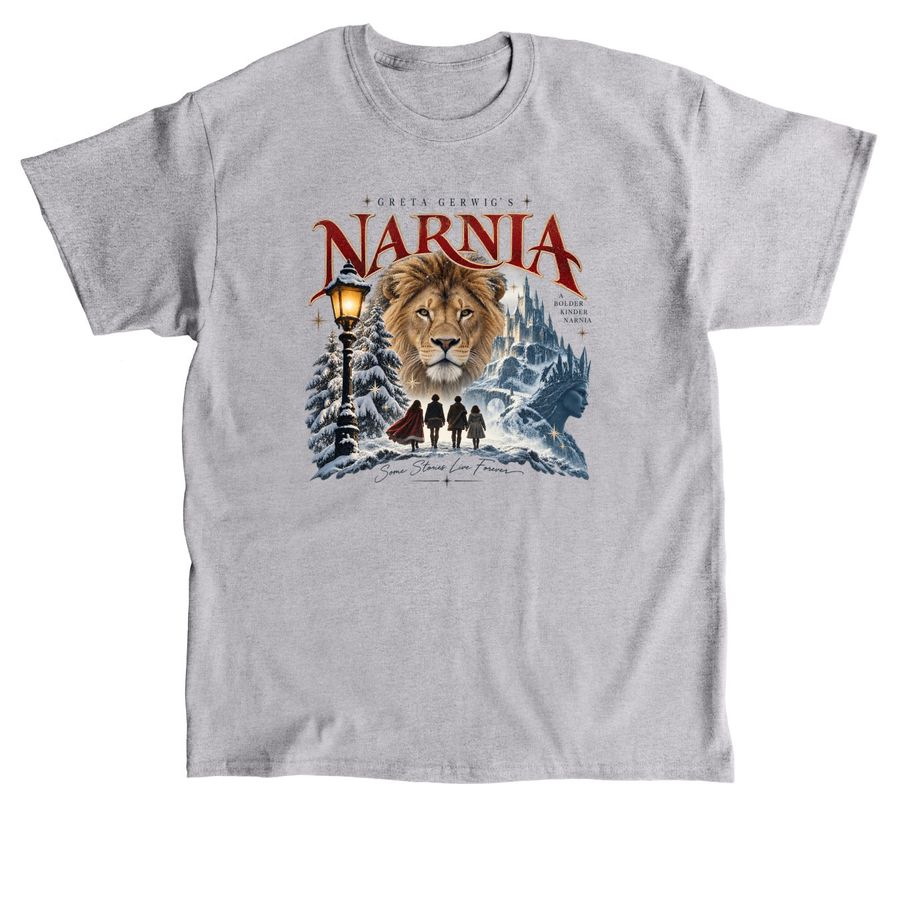 Greta Gerwig Narnia Movie Merchandise, a Sport Grey Classic Unisex Tee