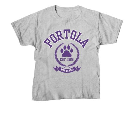 Portola Academic Style, a Sport Grey Youth Unisex Tee