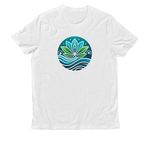 One Source. Endless Expressions., a Bright White Allmade Organic Cotton Unisex Tee (back-view)