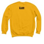 I Adopted My Best Friend, a Gold Crewneck Sweatshirt (back-view)