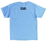I Adopted My Best Friend, a Carolina Blue Classic Unisex Tee (back-view)