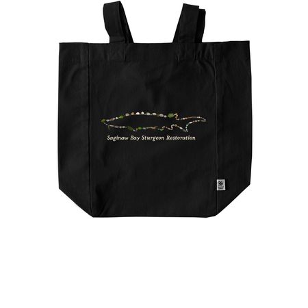 Rock Collection Sturgeon Tote, a Black Recycled Cotton Tote Bag