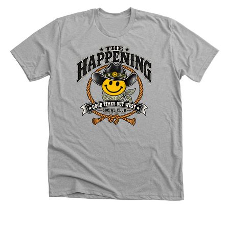 DARK: Y?ALL MEANS ALL, a Athletic Heather Premium Unisex Tee