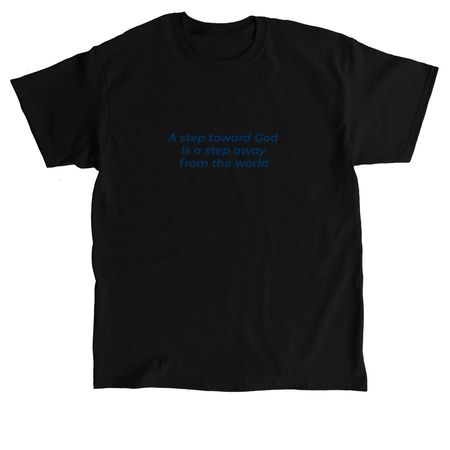 More of God and less of everything else, a Black Classic Unisex Tee
