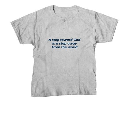 More of God and less of everything else, a Sport Grey Youth Unisex Tee