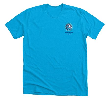 Washington DC Event Design, a Neon Blue Premium Unisex Tee