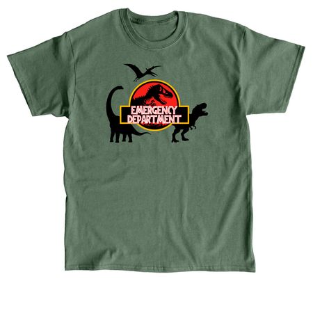 Pediat-REX shirt, a Military Green Classic Unisex Tee