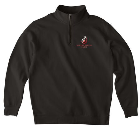 Power In Your Name Merch, a Black Midweight Quarter Zip Pullover