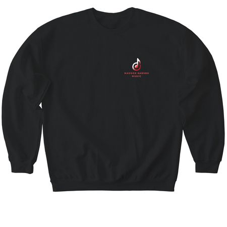 Power In Your Name Merch, a Black Softstyle Crewneck Sweatshirt