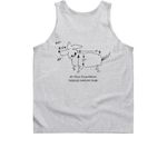 Diet Dog, a Sport Grey Classic Unisex Tank Top (back-view)