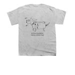 Diet Dog, a Sport Grey Youth Unisex Tee (back-view)
