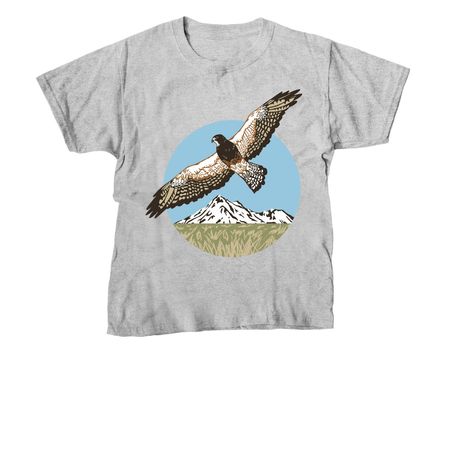 Support Raptor Research - logo, a Sport Grey Youth Unisex Tee