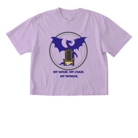 Xaden's House, a Orchid Comfort Colors Boxy Tee