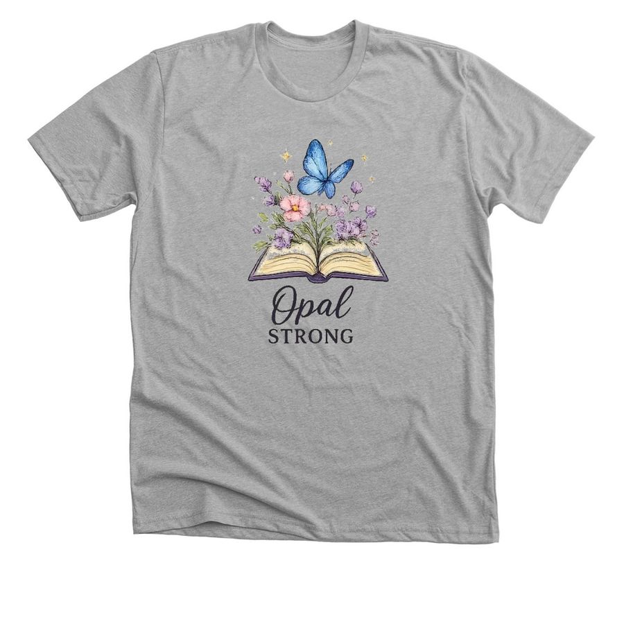 Opal Strong, a Athletic Heather Premium Unisex Tee