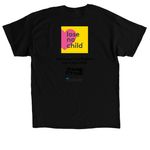 Tyler Rodden Lap-a-thon, a Black Classic Unisex Tee (back-view)