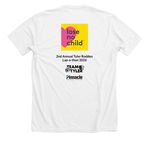 Tyler Rodden Lap-a-thon, a Solid White Blend Premium Unisex Tee (back-view)