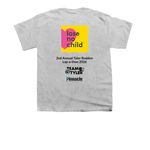 Tyler Rodden Lap-a-thon, a Sport Grey Youth Unisex Tee (back-view)