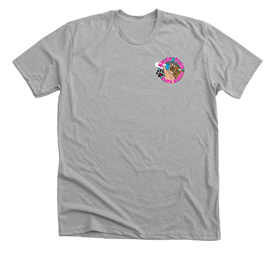 Adopt. Foster. Donate. Volunteer. Educate., a Athletic Heather Premium Unisex Tee