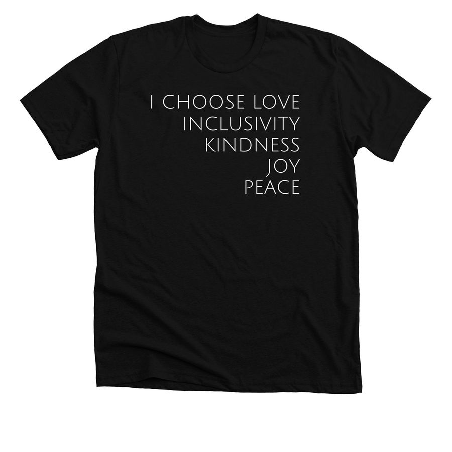 I Choose, a Solid Black Blend Premium Unisex Tee