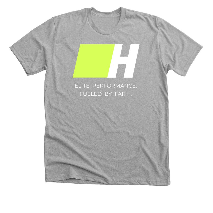 Hannah Dillon - Hyrox Sweden 2026, a Athletic Heather Premium Unisex Tee